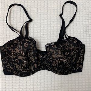 Soma, Black lace bra, 32DDD, NWOT